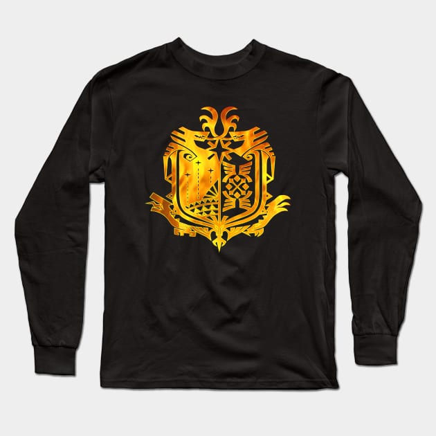 MHW Burning Emblem Long Sleeve T-Shirt by CCDesign